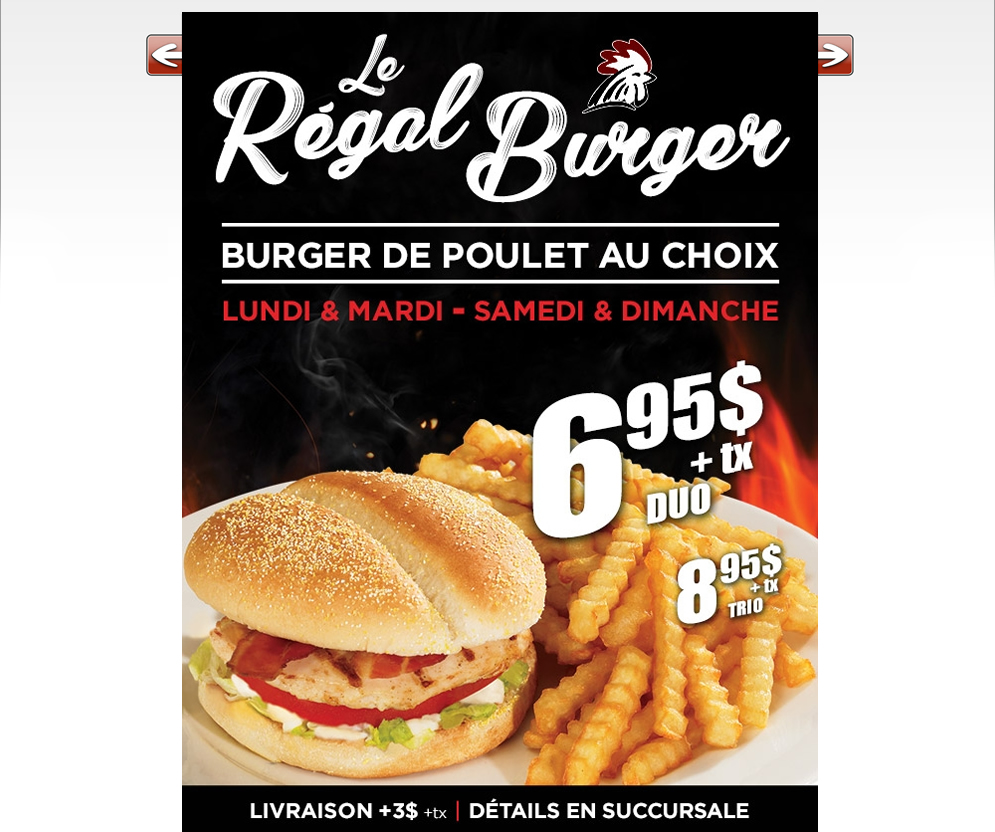 Chicking Menu
