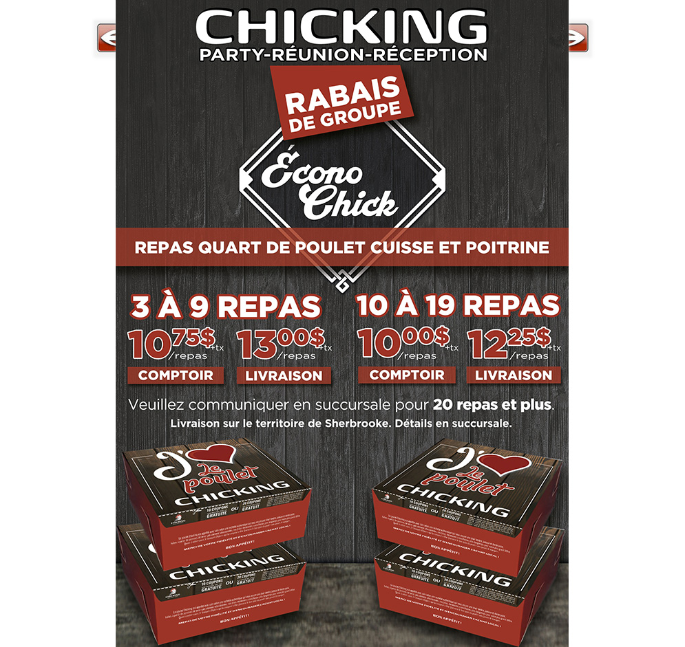 Chicking Menu